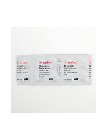 Synulox tbl. 50 mg x 10 tbl